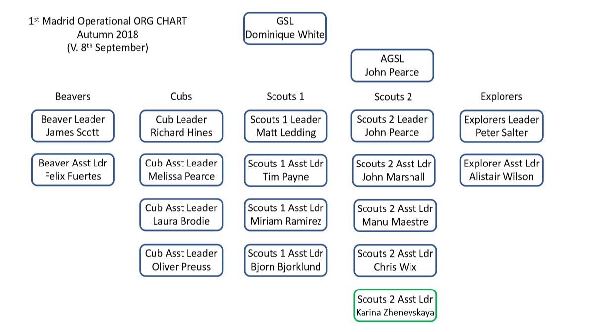 Cubs Organization Chart